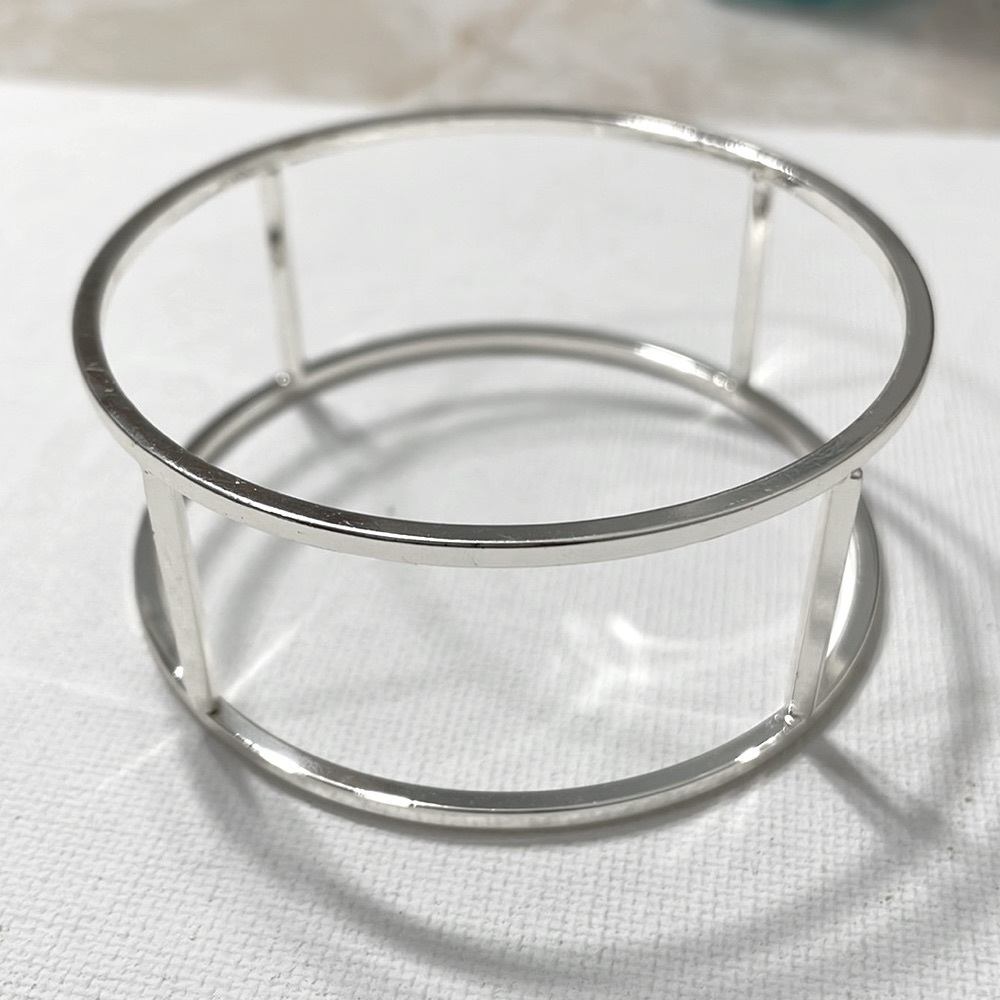 Silver Y2k Bangle Bracelet